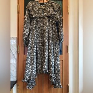 Laurence Bras Black Floral Krema Dress